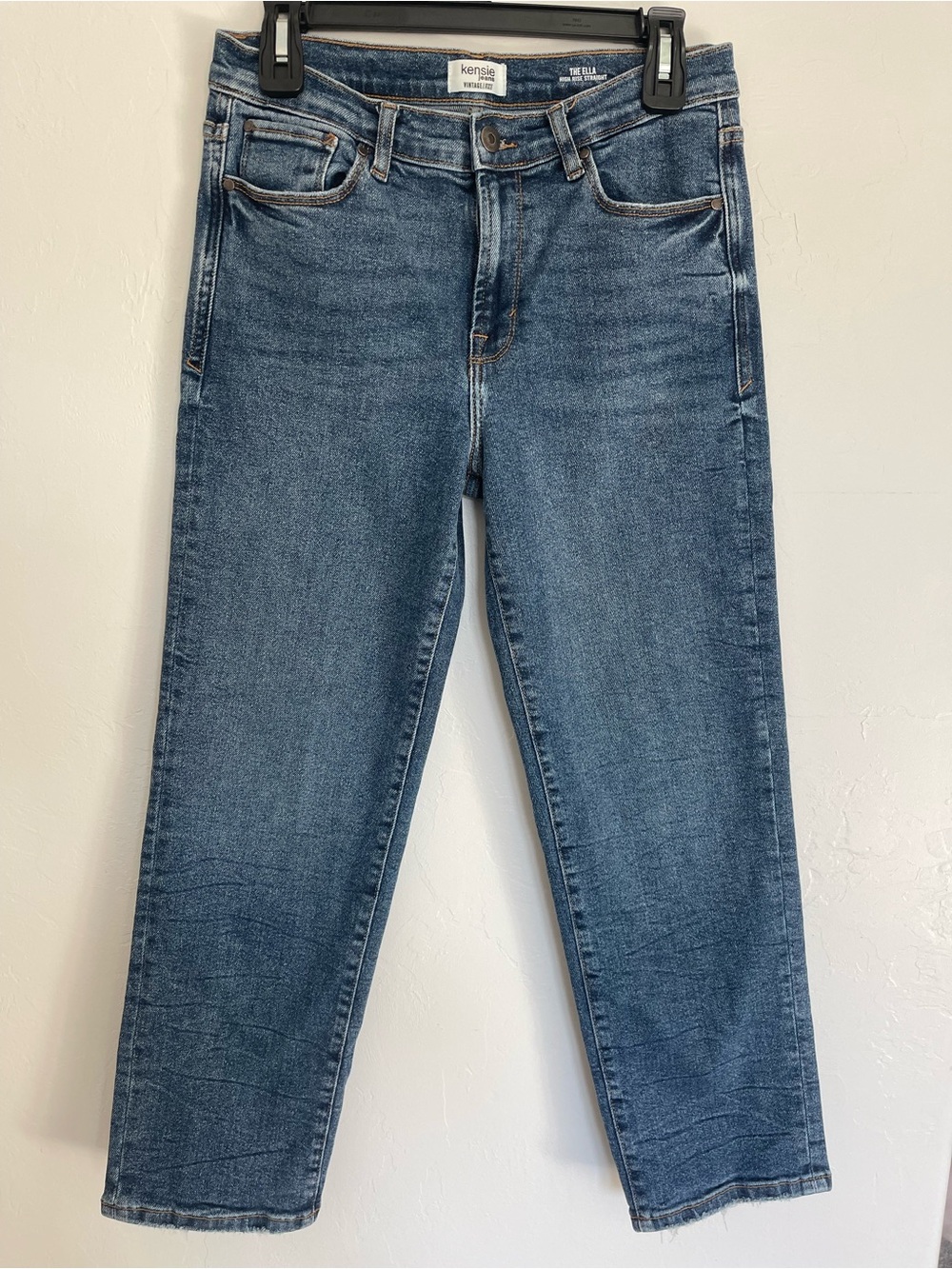 Kensie Vintage Luxe Women’s Medium Blue Straight Jeans SZ 6 | 28